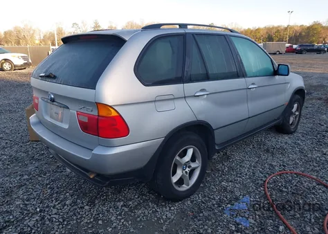 2002 BMW X5 3.0I z USA, uszkodzony, nr VIN 5UXFA53582LP41167
